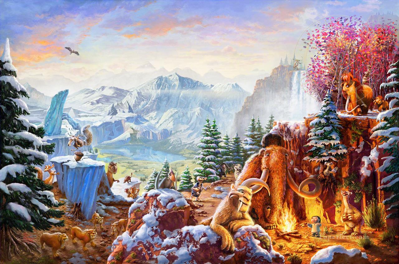 Ice Age TK Disney Oil Paintings